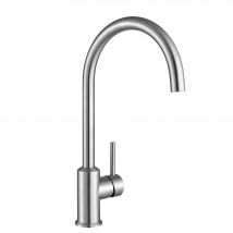 Cecipa Max Robinet De Cuisine Mitigeur De Cuisine Rotatif À 360°mitigeur Évier À Eau Froide Et Chaude Avec Barboteur Démotable, Brossé,eu Modèle - 