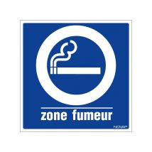 Panneau Zone Fumeur - Rigide 200x200mm - 4220185 - Bricoman