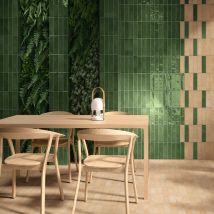 Carrelage Effet Zellige Green 6x24.6 Cm - Bricoman