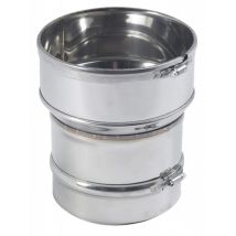 Raccord Inox Poêle/tubage Mâle 153 Ø 180/186 - Bricoman
