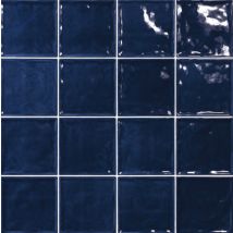 Carrelage Zellige Pompei Bleu Foncé 15x15 Cm - Bricoman
