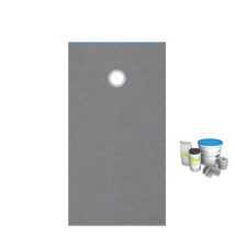 Receveur De Douche À Carreler 120 X 90 Wedi Fundo Primo Rectangle Écoulement Excentré + Kit D'Étancheité - Tecnomat