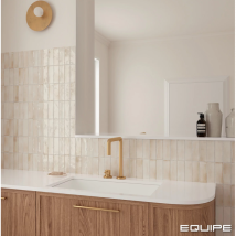 Carrelage Sol / Mur Effet Zellige Bejmat Marocain 5x15 Cm Crème Beige Brillant 5x15 Cm Coco Canvas Wall(vendu Par Boite De 0.50m2) - Bricoman