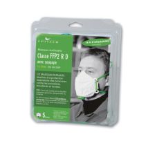 5 Masques Ffp2 Avec Valve - Th ard - Bricoman
