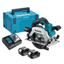 Scie Circulaire 18v Lxt Ø165 Mm (2x5,0 Ah) En Makpac - Makita Dhs660rtj - Bricoman