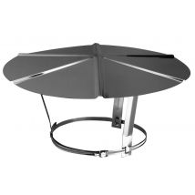 Chapeau Réglable Polycombustible - Réglable Diamètres 80 À 130 - Bricoman