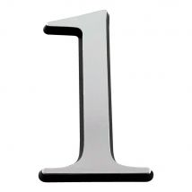 Chiffre 1 Argent Hauteur 25mm - 4620442 - Bricoman