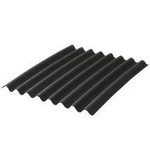 Plaque Bitumée Ondulée L 2 M - L 0.86 M - Coloris - Noir, Largeur - 86 Cm, Longueur Totale De La Plaque - 2m - Bricoman