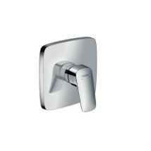 Set De Finition Mitigeur Douche Mural Encastré Chromé Logis Hansgrohe - Bricoman