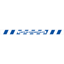 Bande Limite De Confidentialité Bleu Pour Sol - 1000x70 Mm - 4007229 - Bricoman