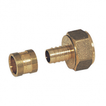 Comap Raccord Per À Glissement - Droit - Diamètre 12 Mm - Femelle Fixe 3/8" (12x17) - Pexy Pour Tubes Per - 4279 - Bricoman