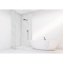 Panneau Mural Vipanel Rénovation Rapide Pour Salle De Bain, Marbre Classico Mat 150 X 255 Cm, Ep. 3 Mm - Bricoman