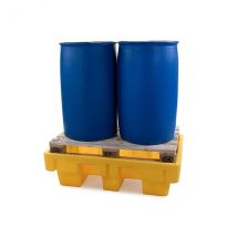 Bac De Rétention Pour Palette Européenne - Noir - Sj-2e-blk - Bricoman