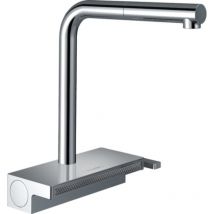 Robinet De Cuisine Avec Douchette Hansgrohe Aquno Select M81 250 2 Jets Chromé - Bricoman