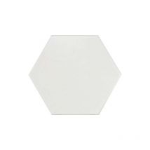 Carrelage Sol / Mur Hexagonal Uni Blanc Mate 17,5x20 Cm Hexatile Mate Blanco - Bricoman