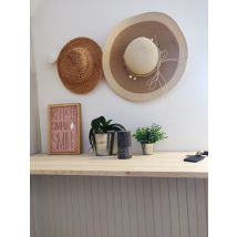 Tablette Frêne Bois Massif, L.120 X L.40 Cm, Ep.18 Mm - Bricoman