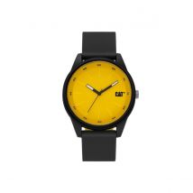 Montre Watch Insignia Ø 43 Mm Noir/jaune Abs Bracelet Silicone Cat - Bricoman