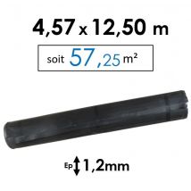 Membrane Epdm D'Étanchéité Toit Plat 1,2mm - Dimensions 4,57 X 12,50m (soit 57,25m²) - Bricoman