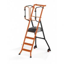 Mondelin - Escabeau Avec Norme Pirl - Gardia - Aluminium - Bricoman