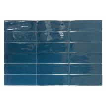 Altea Navy Blue Série Revêtement Porcelanique Premium 5x15 Cm. - Tecnomat