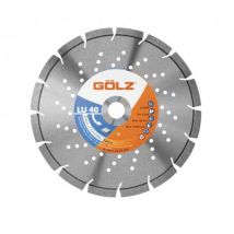 Disque Diamant Gölz Lu40 Ø180mm Pour Meuleuse Pro - Alésage 22.23 Mm - Bricoman
