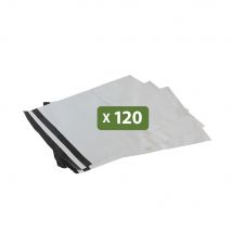 Pack And Move - Lot 120 Enveloppes Pour Expédition -33 X 43 Cm - Fermeture Adhésive - Opaques, Étanches Et Indéchirables - Bricoman
