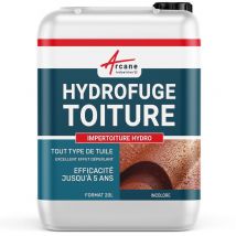 Hydrofuge Toiture, Imperméabilisant Toiture Incolore - Impertoiture Hydro - 20 L (jusqu'à 100 M²) - Arcane Industries - Bricoman