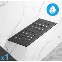 Tablette Murale De Douche - Noir Mat - Bricoman