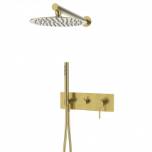 Envol Colonne De Douche Encastrée Mécanique Or Brossé - Bricoman