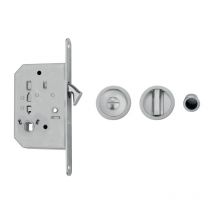 Kit Serrure À Condamnation Design Rond - Finition : Chrome Satiné - - Bricoman