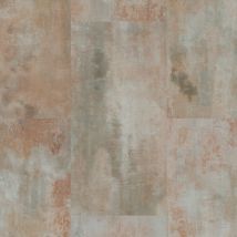 Dalle Sol Pvc - Click À Plat 0,55 - Effet Métal Rouillé Marron (46862) - Paquet De 1,49 M² - Bricoman