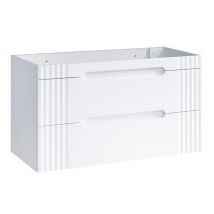 Meuble Suspendu Sous Lavabo Fiji Blanc 120 Cm - Bricoman