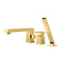 Mitigeur Bain-douche 3 Trous Sur Plage Doré - Sirius - Bricoman