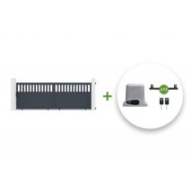 Portail Coulissant Motorisé 4m Santis H.140cm + Motorisation Ranger C300 - Bricoman