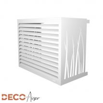 Cache Climatiseur Decoairco Taille M Blanc (h:85, L:105, P:55cm) - Bricoman