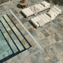 Carrelage Sol Extérieur / Piscine Pierre De Bali Uluwatu Vert R11 30,3×61,3 Cm - Reflex Boutique - Bricoman