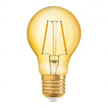 Ampoule À Led - Osram Led 1906 - Filament - Gold - E27 - 2.5w - 220 Lm - Cla22 - Osram 293199 - Bricoman