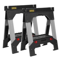 Stanley Lot De 2 Tréteaux Bi-matière Ajustables Fatmax - Tecnomat