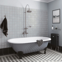 Faience Effet Zellige Bleu Clair Mallorca 10x10cm Blue - Bricoman