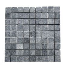 Albedo Pierre - Mosaïque En Marbre Noir Vieilli 3,2x3,2x1cm - Bricoman