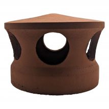 Lanterne De Toiture En Terre Cuite Rouge, Chapeau Pour Tuile À Douille, Passage Tuyau D 150 Mm - Bricoman