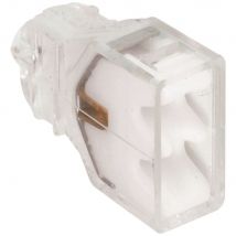 Barrette 3 Pôles 2.5mm² Transparent Fast Lock - Bricoman