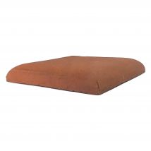 Chapeau Pilier 30x30 Plat Bord Arrondis - Rouge - Bricoman
