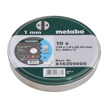Metabo Coffret Metal De 10 Meules En Inox Pour Meuleuse - Bricoman