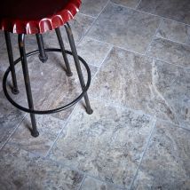 Travertin Intérieur Et Extérieur Gris 1er Choix Multiformat Opus 4 Ep. 12 Mm - Ro'ma Nature - Bricoman