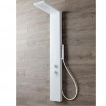Colonne De Douche Kinedo Aquastyle Équipée Mitigeur Thermostatique Teinte De Finition Blanc Mat Colonne De Douche Gamme Pro Fabriquée En France - 