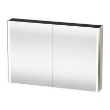 Armoire Miroir Duravit Xsquareavec Éclairage 800x1200x156mm Taupe - Bricoman