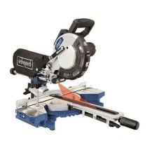 Scie A Onglet Radiale Électrique Scheppach 216 Mm Hm81lxu - 2000 W - Avec Laser, Led Et 2 Extensions D'Appui - Bricoman