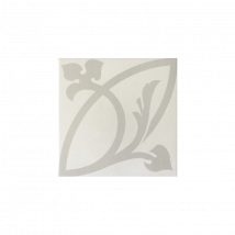 Carrelage Sol / Mur Effet Ciment Motif Rosace 20x20 Cm - Caprice - Liberty White(vendu Par Boite De 1m2) - Bricoman