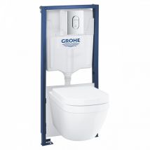 Grohe Nouveau Set Wc Haut De Gamme Sans Bride (euroceramicset) - Bricoman